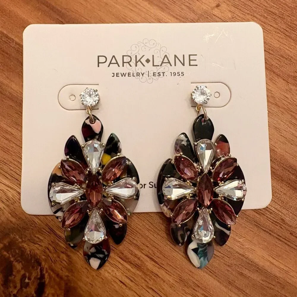 Park Lane | Blackberry Earrings | 2.25” length